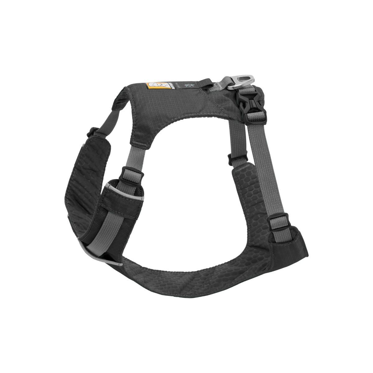 RUFFWEAR Hi &amp; Light, ham prindere spate câini, ajustabil, reflectorizant RUFFWEAR Hi &amp; Light Twilight Gray, ham prindere spate câini, ajustabil, reflectorizant, gri, M(69-81cm)